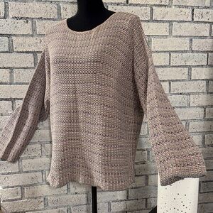 Express Multicolor Crew Neck Sweater